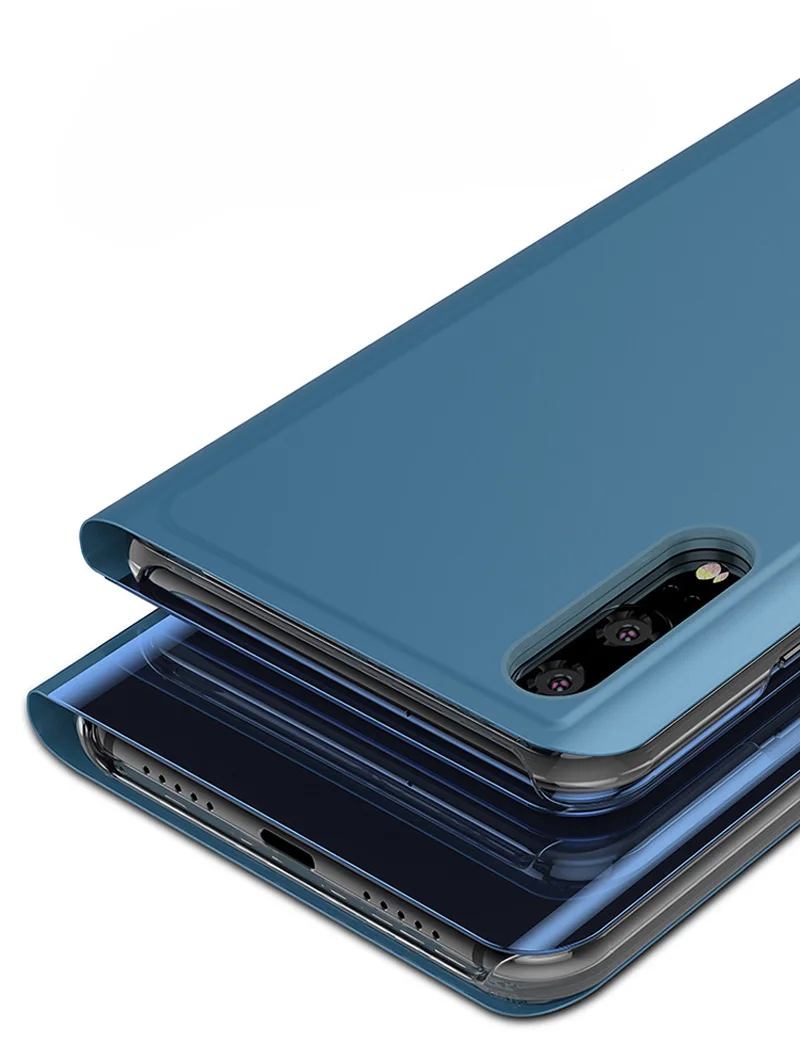 Зеркальный умный чехол для Huawei P20 pro P10 Lite P9 P8 2017 NOVA 3 3I 2 2I Y6 Y5 Y9 2018 Honor V10 9 9I Note10