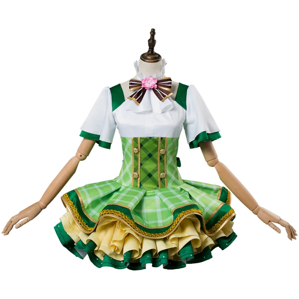 Аниме Love Live School Idol Project Koizumi Hanayo Цветочное платье с букетом наряд для