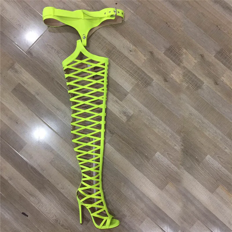 KARINLUNA/Женские Сапоги выше колена Женские босоножки Стиль женские ботфорты