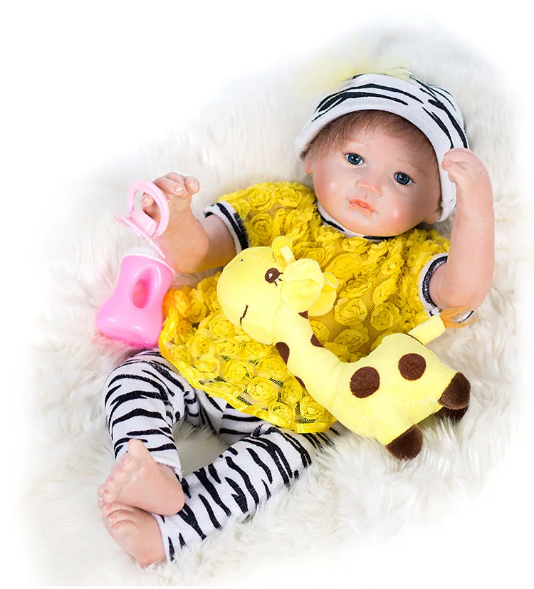

46 см reborn силиконовые куклы реалистичные моделирование lol игрушки brinquedos Куклы Дети рождения Рождественский подарок bonecas детские