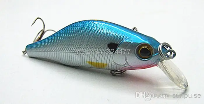 7 см 9 г плавающая приманка для рыбалки рыболовные снасти Китай крючок жесткая