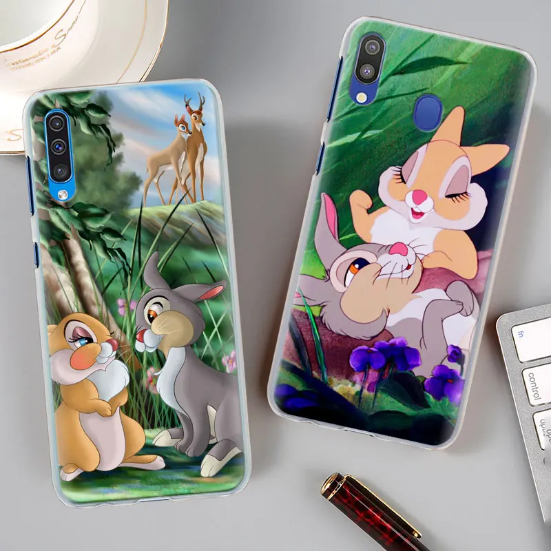 Бэмби Thumper чехол КРЫШКА ДЛЯ samsung Galaxy A30 A40 A50 A70 A6 A8 плюс A7 A9 M30 чехол для телефона Coque