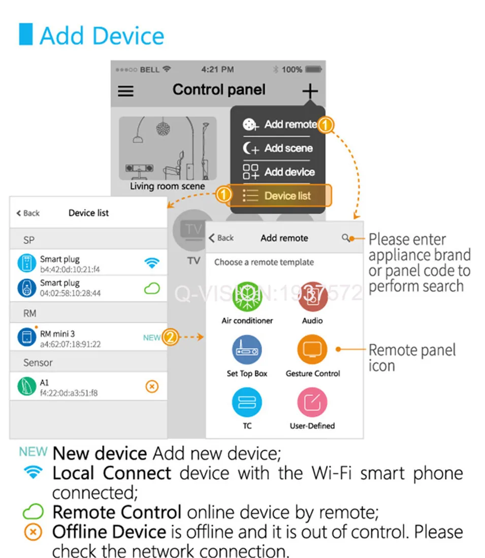 Broadlink RM Mini3, автоматизация умного дома, WiFi+ IR+ 4G, универсальное интеллектуальное приложение, беспроводной ИК-пульт дистанционного управления, Black Bean