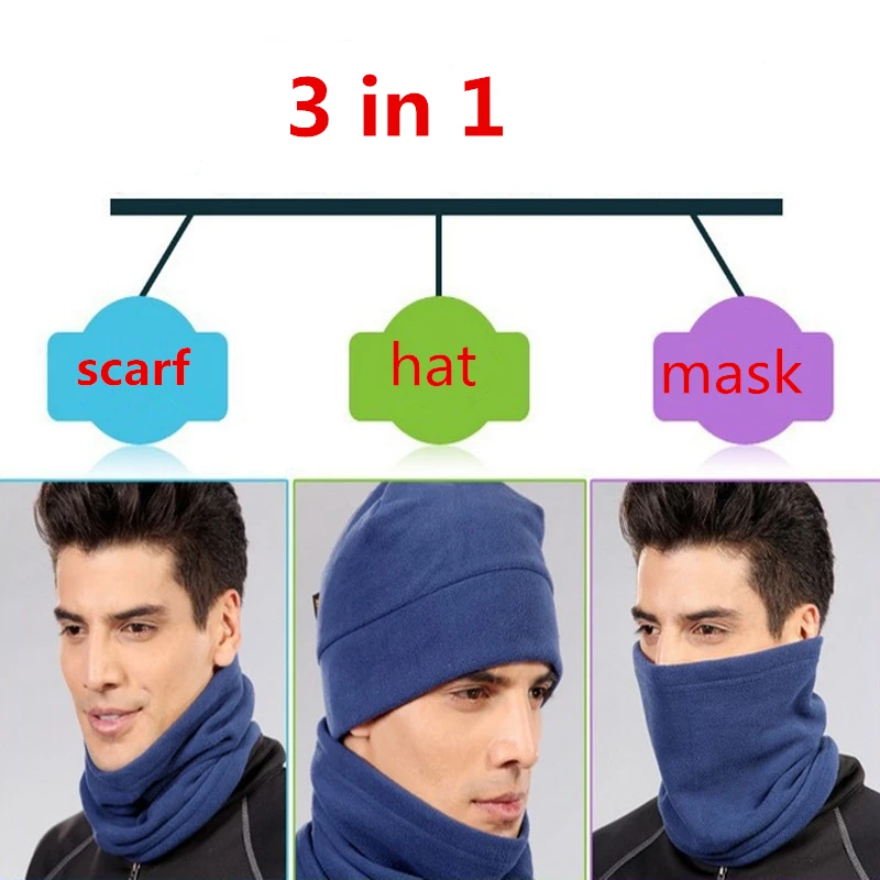 Уличные флисовые шарфы для шеи маска лица лыжная бандана повязка на голову шею