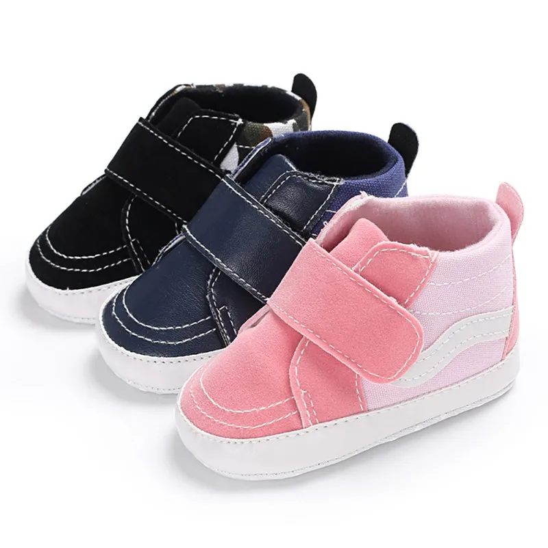 Baby Shoes First Walkers Fashion Boys Soft Bottom Casual Cute Breathable Newborn Toddler 0-18M |