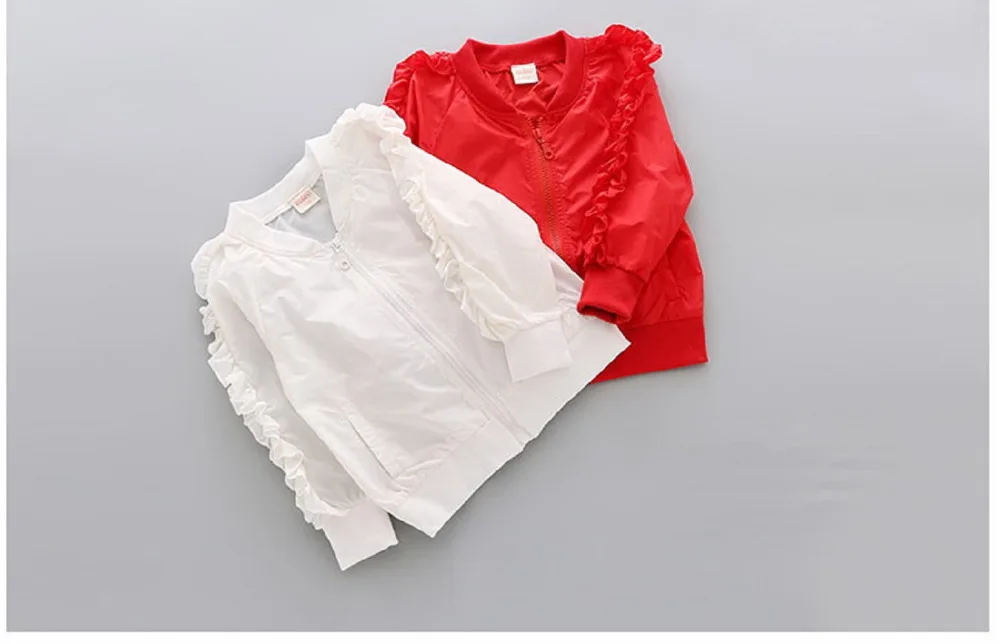 Коллекция года, весенне-летняя однотонная короткая куртка на молнии тонкая верхняя одежда для девочек