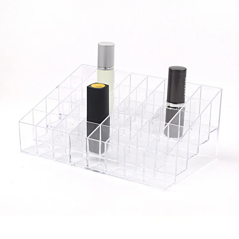 Mordoa 6 color 40 slot lipsticks lip balm show stand make-up organizer Nail polish box cosmetics mascara eyebrow pencil holder | Украшения