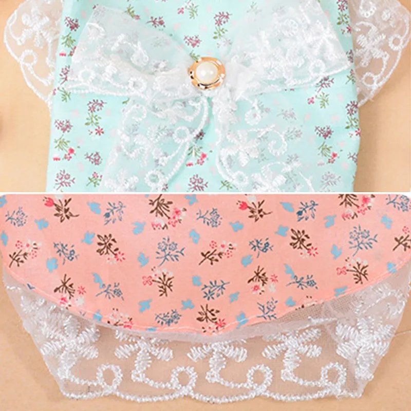 2018 новая дизайнерская кружевная юбка для собак летнее короткое платье с принтом