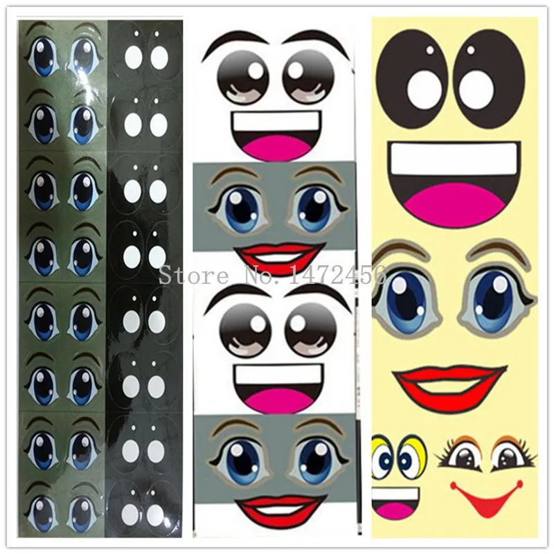 Глаза волшебный шар наклейка для глаз воздушные шары в форме животных наклейки