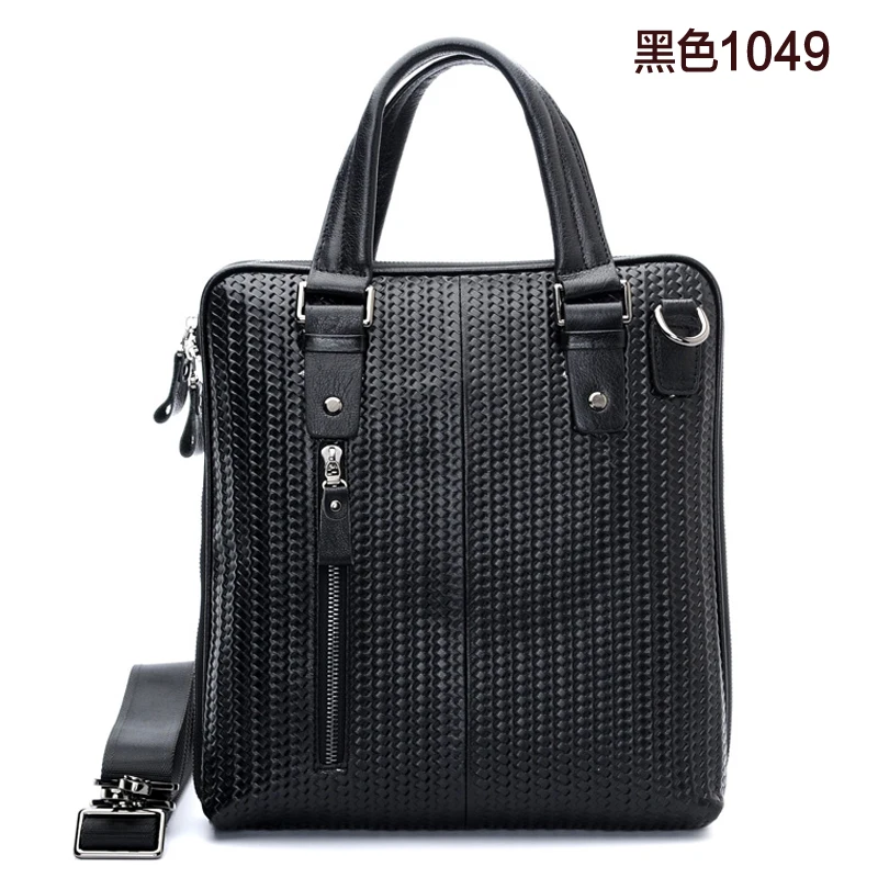 Портфель мужской из натуральной кожи винтажная Сумка-тоут для ноутбука