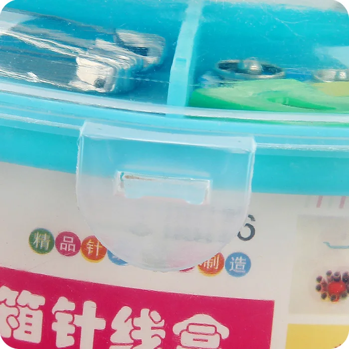 Новый портативный домашний комплект для шитья Мини дорожная ПП швейная коробка с