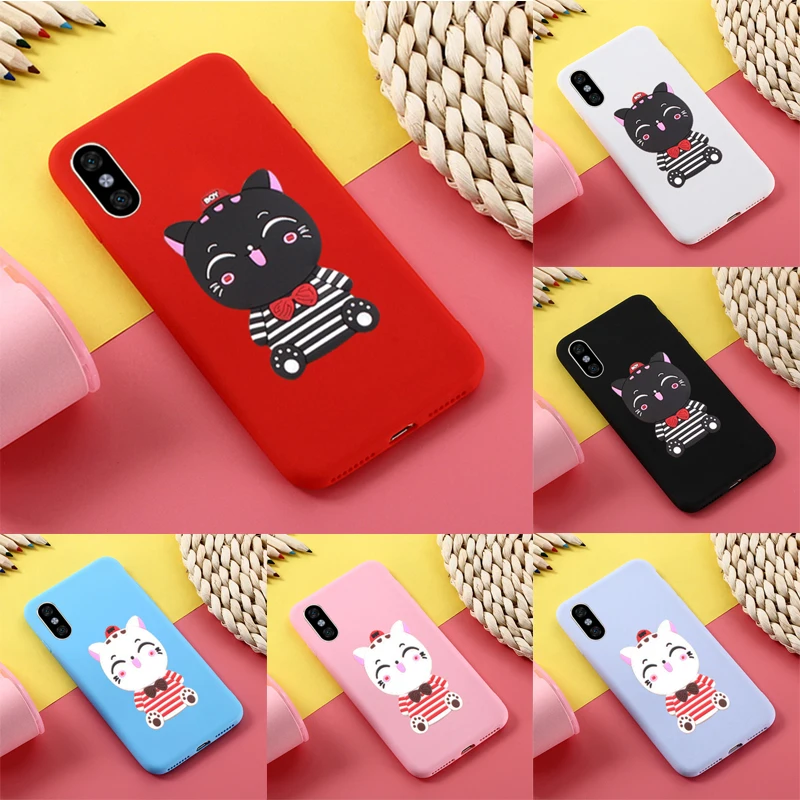 Мягкий защитный чехол для телефона из ТПУ ярких цветов iPhone 8 7 Plus 6 s полосатый узор