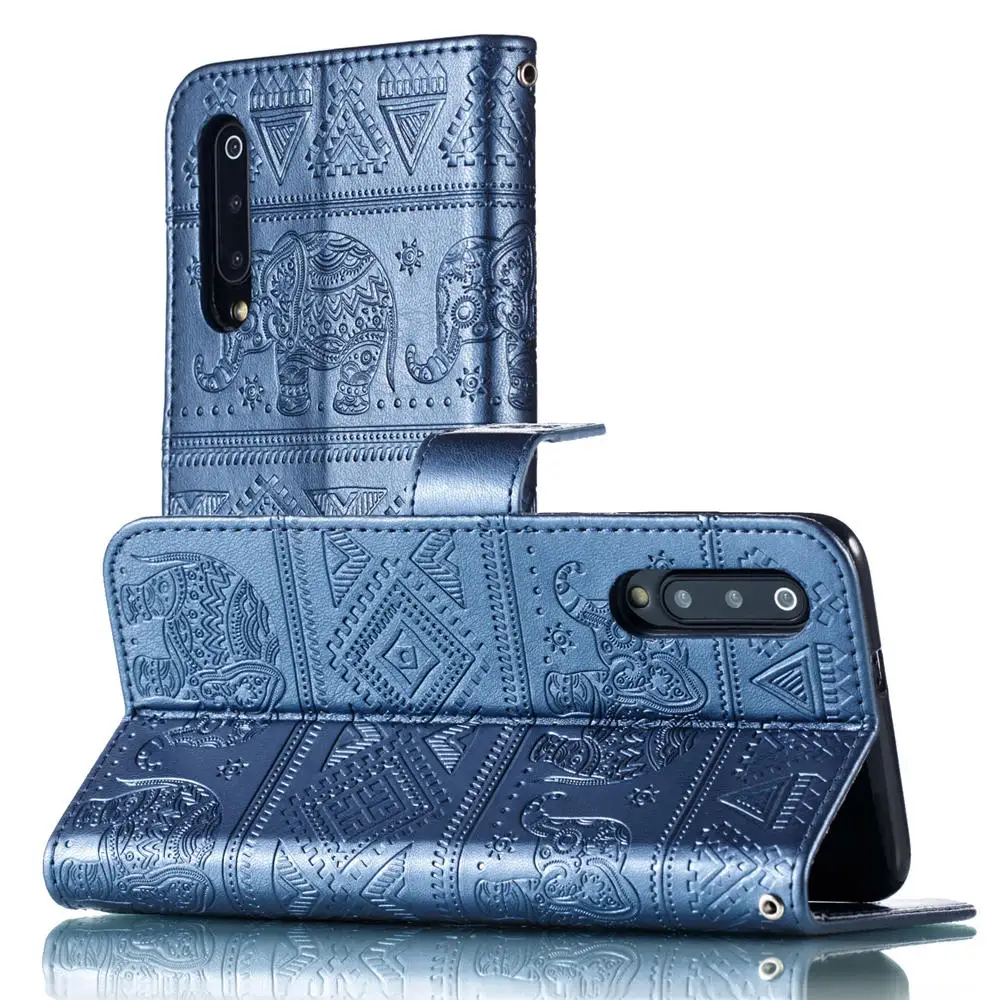 Чехол книжка mi9 с тиснением для Xiaomi Mi 9 модный флип чехол Play роскошный Кошелек из