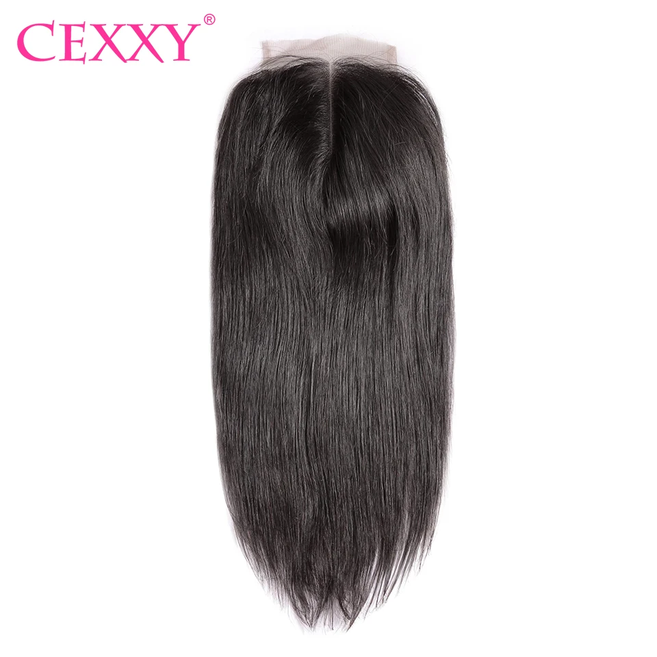 CEXXY бразильские прозрачные кружевные прямые волосы remy натуральный цвет 100%