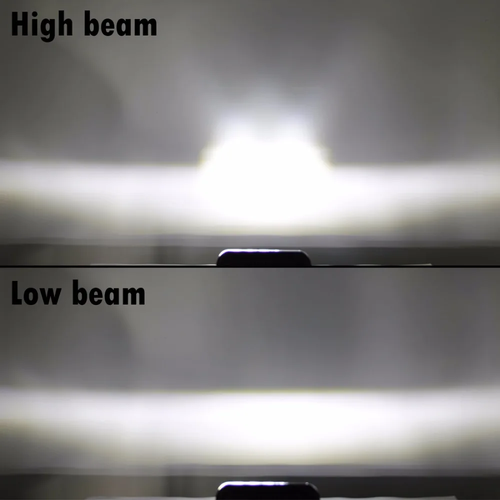 2 шт/пара квадратный 5x7 дюймов светодиодный головной светильник грузовик высокой