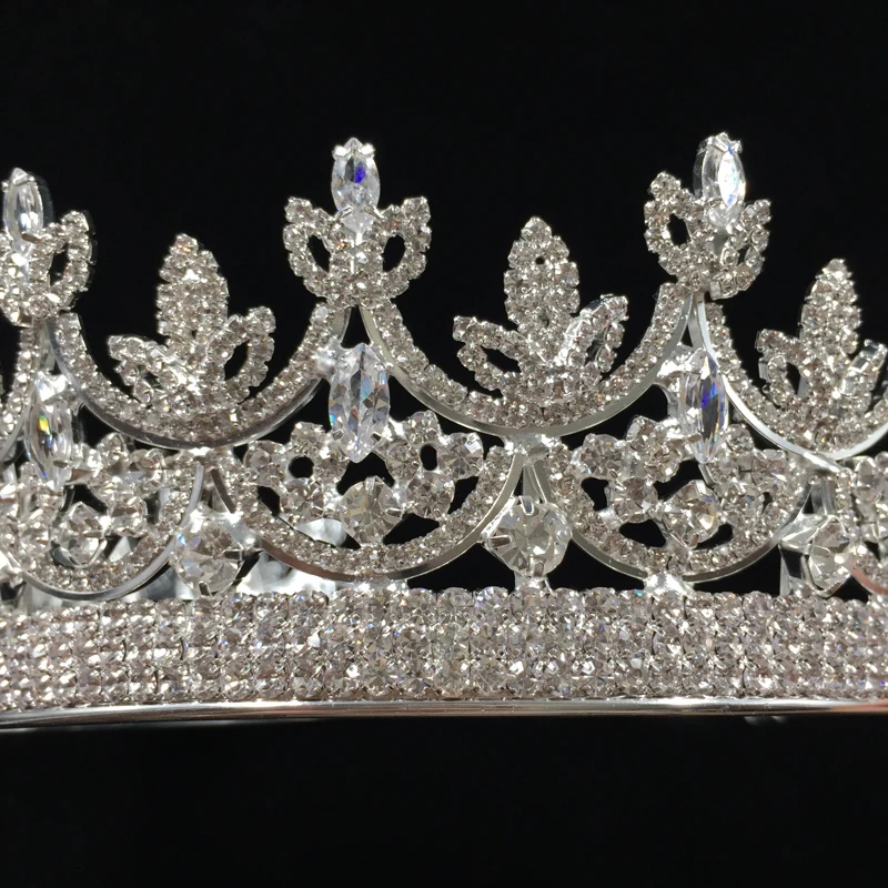 Женские свадебные диадемы Crown Hadiyana элегантные классического дизайна для невесты