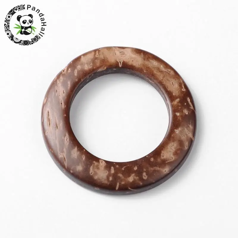 Coco Nut Beads Brown Donut 38mm in diameter | Украшения и аксессуары