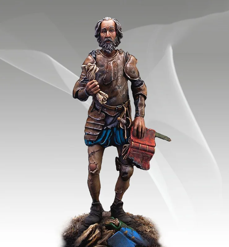 Набор игрушек сделай сам неокрашенный 1/28 70 мм|resin kit|quijote de la manchafigure resin |