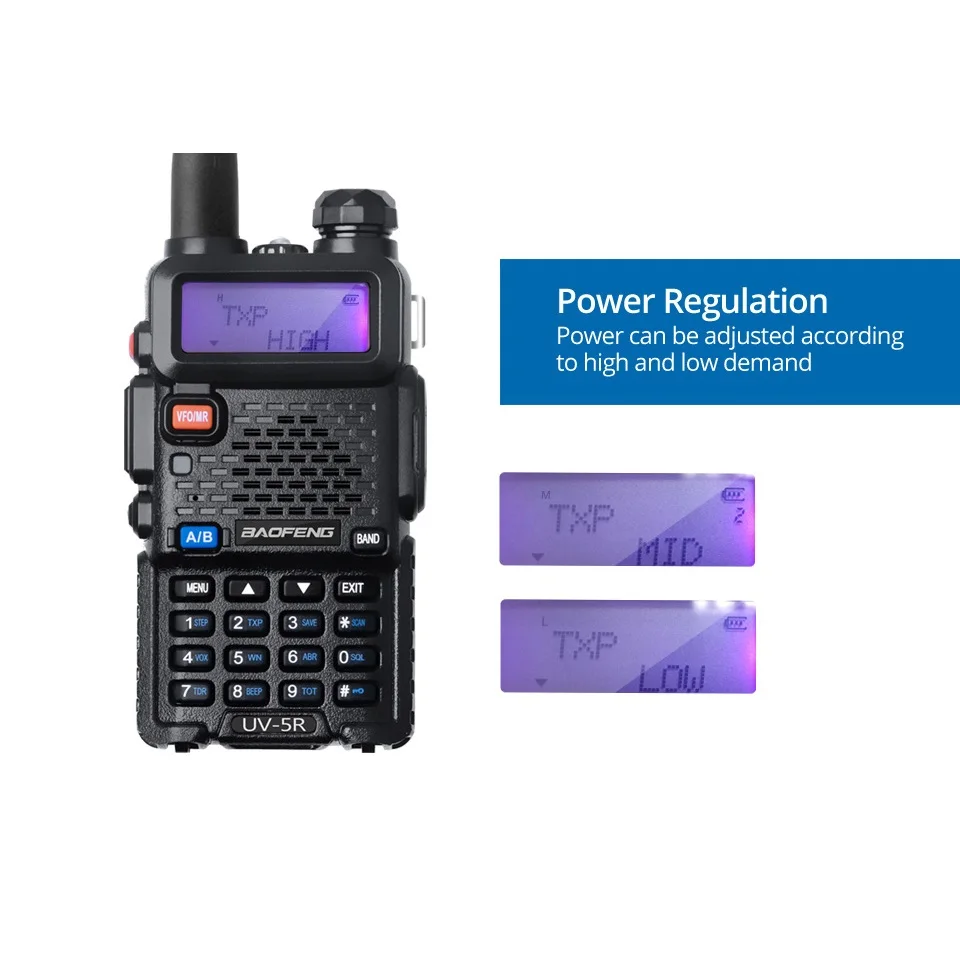 Baofeng UV 5R 8 Вт рация Ver BFP3-23 двухдиапазонный UV 5R PTT CB радио 128CH VOX фонарик Портативный Ham Радио Comunicador