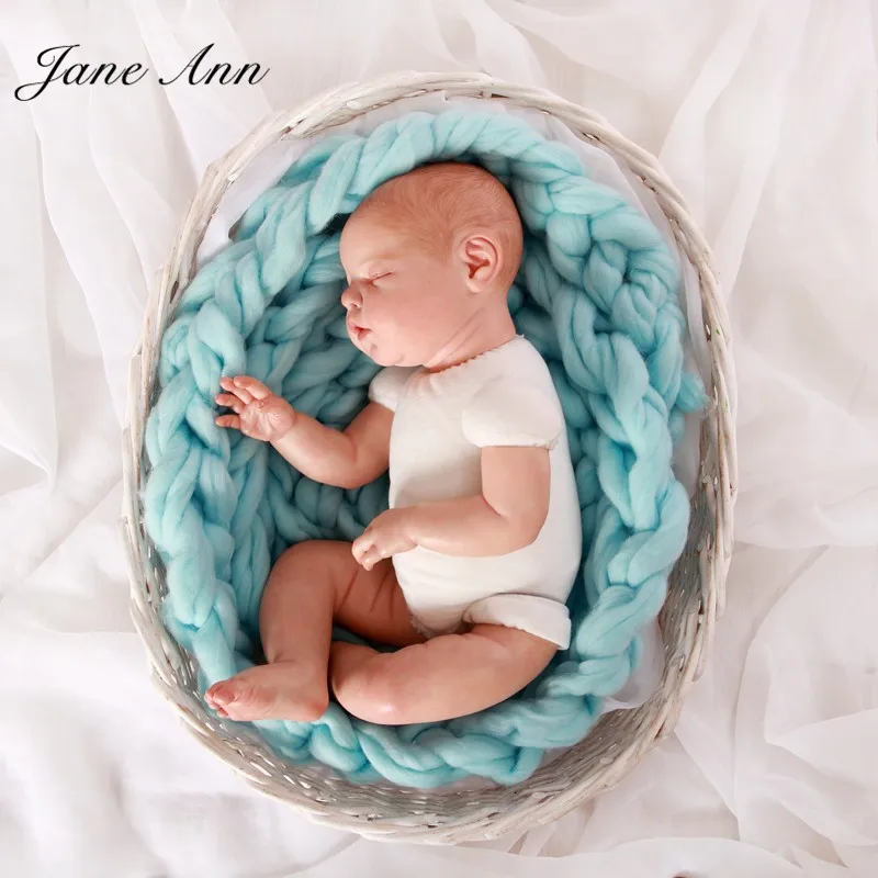 Jane Z Ann новорожденный реквизит для фотосессии Детское покрывало для фото 4 м длинный акриловый наполнитель плетеная корзина Stuffer atrezzo fotos bebe