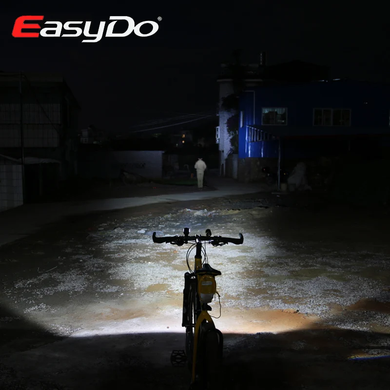 

Easydo 2in1 Bicycle Light + Electric Horn USB Rechargeable Bike Handlebar Headlight MTB Road LED Lamp Cycling Front Flashlight