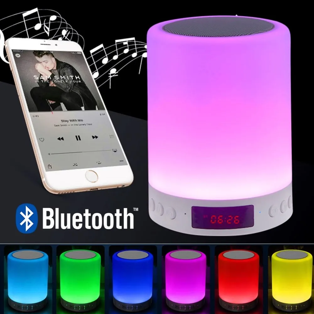 No Photo Персонализированные фото ночной Светильник фото пользовательский беспроводной Bluetooth музыкальный плеер USB Перезаряжаемый Теплый/цвета лампы персонализированный подарок - Испускаемый цвет: No Photo