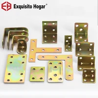 cabinet hardware fitting 90 degree angle corner fixed block connector iron universal l type bracket with screws
