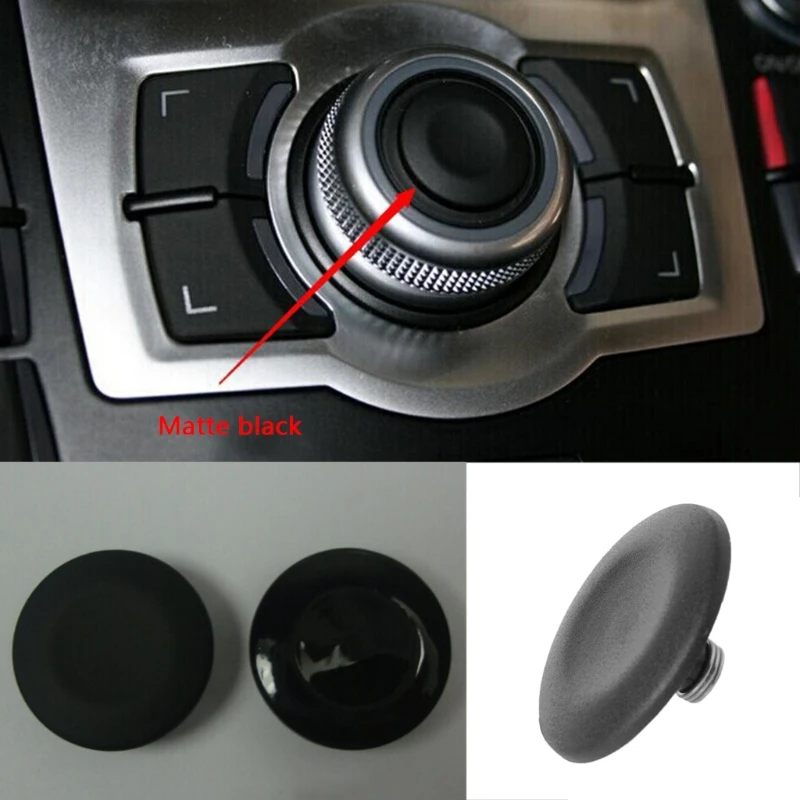 

OOTDTY MMI Knob Joystick Button Cap Cover Repair For Audi A4L A5 Q5 A6L Q7 A8 -M25