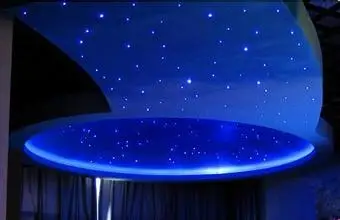 DMX 45W RGB LED комплект для потолочного светильника оптоволоконный со звездным