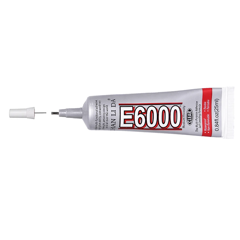 20 шт 25 мл E6000 клей супер Сенсорный экран E-6000 прозрачная деревянная ткани с высоким