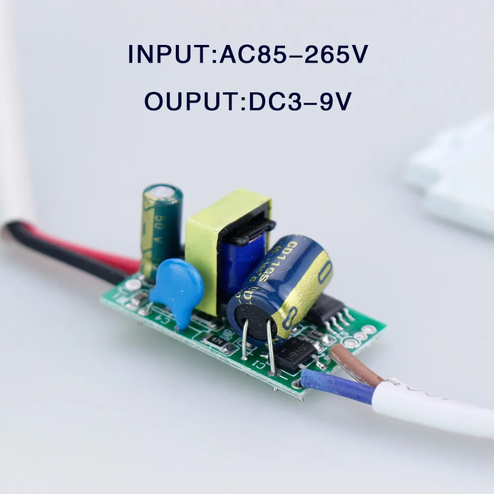 Светодиодный потолочный светильник высокой яркости 3 Вт 5 7 9 12 15 85 265 в