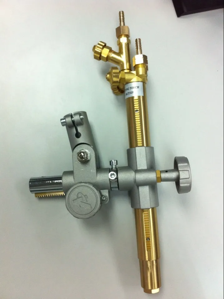 

Flame torch with torch holder with flash back arrestor for cnc flame cutting machine