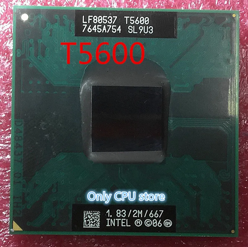 Процессор Intel для ноутбука Core 2 Duo T5600 разъем м Кэш память 479/1 83 ГГц/667/двухъядерный