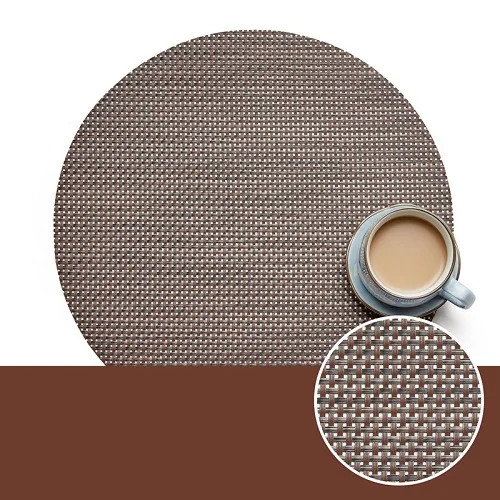 1 Semicircle PVC Tablecloth Environmentally Friendly Placemat for Dining Table Pad for Western Food Steak Plate Mat Home Coaster - Цвет: 1