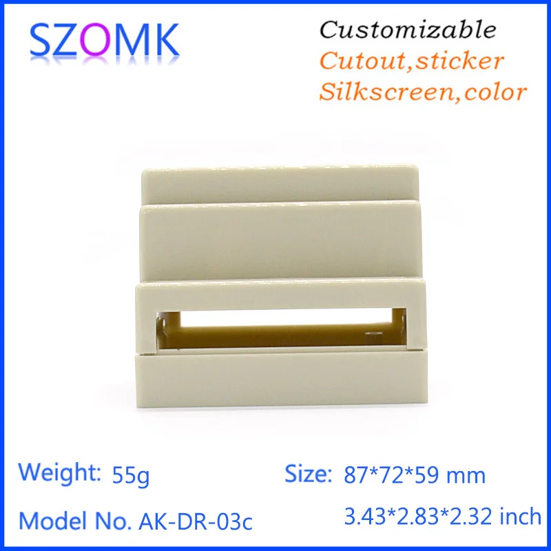 Электрическая пластиковая коробка для инструментов на din-рейку (4 шт.) 88*72*59 мм