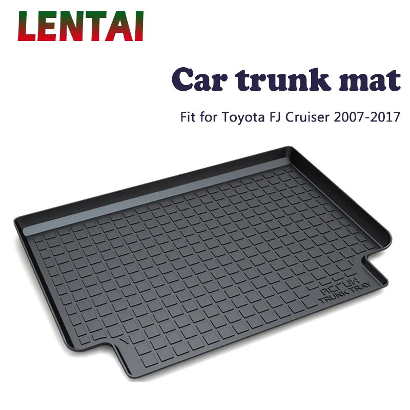 EALEN 1PC Car rear trunk Cargo mat For Toyota FJ Cruiser 2007 2008 2009 2010 2011 2012 2013 2014 2015 2016 2017 Anti-slip Mat