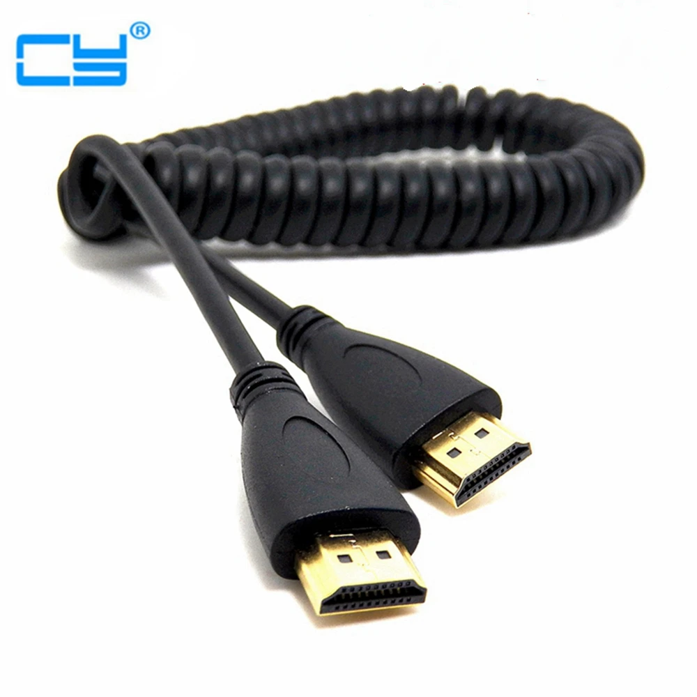 HDMI кабель 90 градусов угловой левый/правый/прямой HDMI1.4 папа-папа/женщина Высокое качество Весна HDMI линия