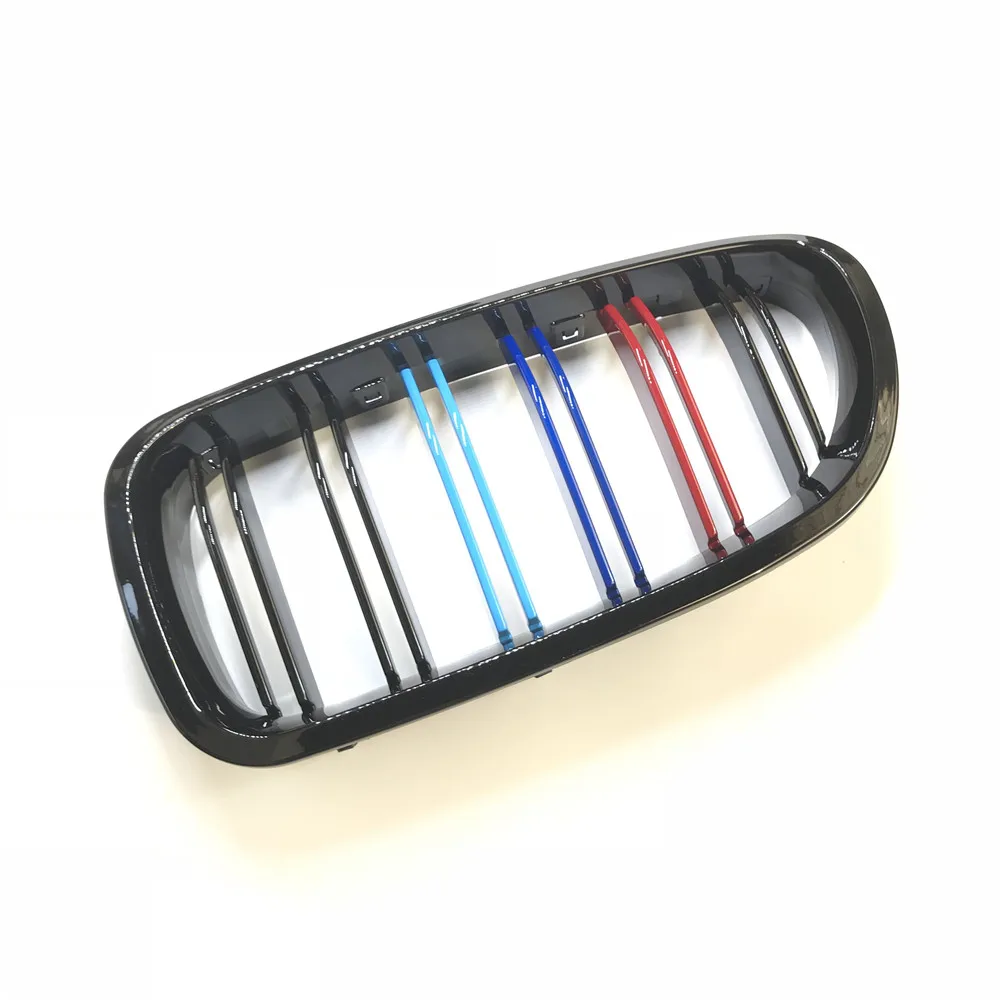 5 серия F10 3 цвета гриль Передняя двойная планка решетка для BMW 2010 + 520i 528i 530i 535i 550i 518d