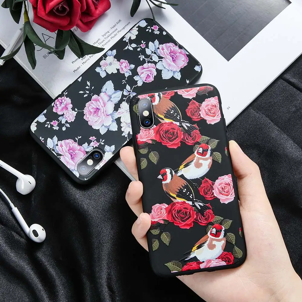 Чехол для телефона KISSCASE Flower Samsung Galaxy S9 Plus Note 9 Мягкий чехол из ТПУ J3 J5 J7 A3 A5 A7 2017 A8 A6 J8