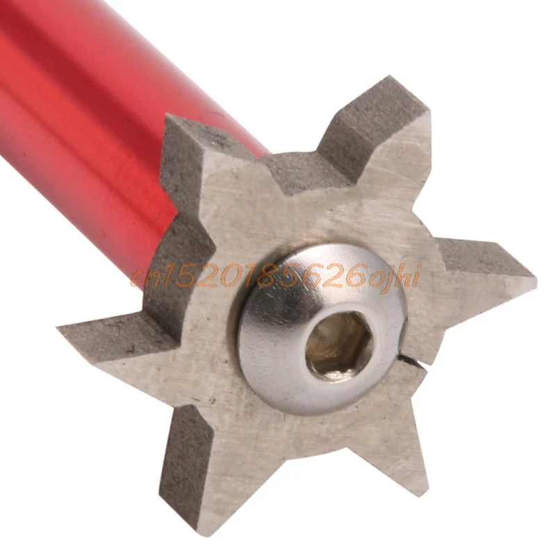 

New 1Pc 6 Blade Golf Iron & Wedge Club Face Groove Tool Sharpener Cleaner For V U Square