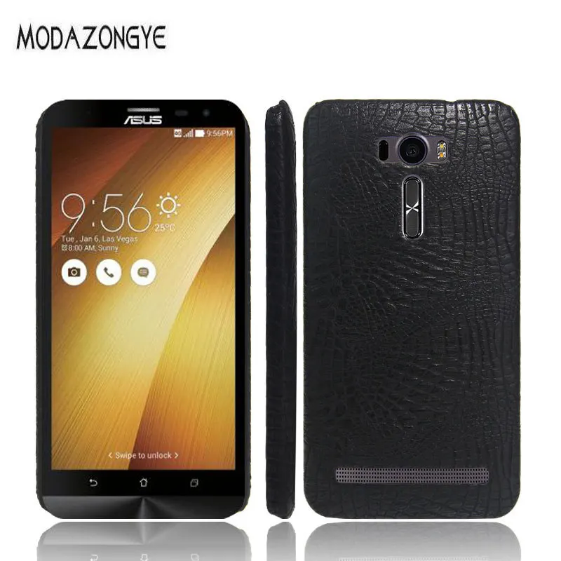 For Asus Zenfone Z011D Case uxury PU Leather Hard Plastic Back Cover Phone 2 Laser ZE601KL ZE600KL 6.0 |
