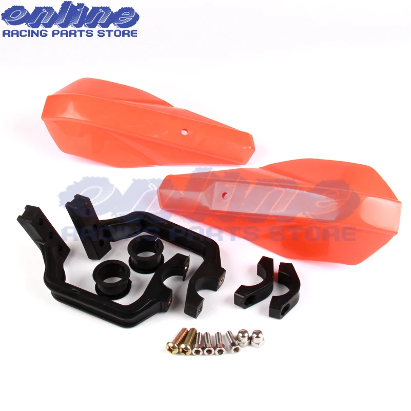 Черный Пластик 7/" 22 мм и 1-1/8 28 мм руль Handguard мотоцикла Байк Мотокросс MX Супермото WRF квадроциклах РМЗ