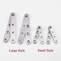 20PCS Stainless Steel Invisible Door 360 Degree Rotating Pivot Hinges Inset Hidden Door Hinges Install up and down