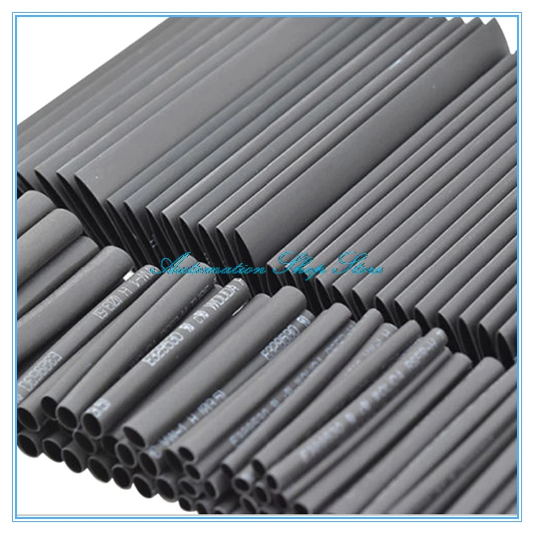 

127pcs 2:1 7 Sizes Assortment Polyolefin Heat Shrink Tubing shrinkable Tube
