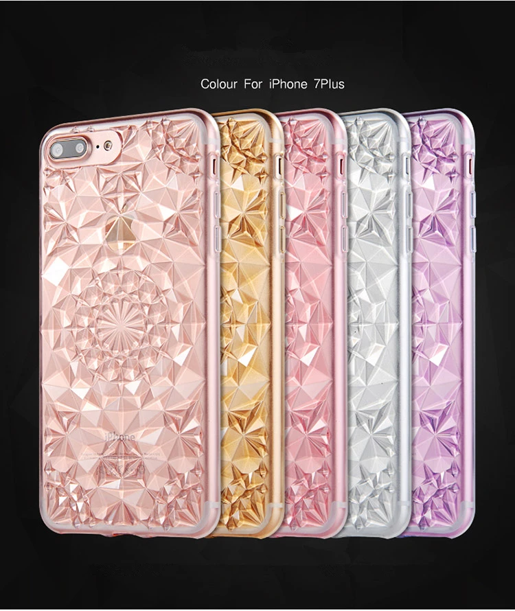 Gurioo стразы, силиконовый чехол для iPhone 6, 6 S, 7, 8 Plus, блестящий, милый, роскошный, 3D, Алмазный чехол, золотой, розовый, для iPhone, Coque Fundas