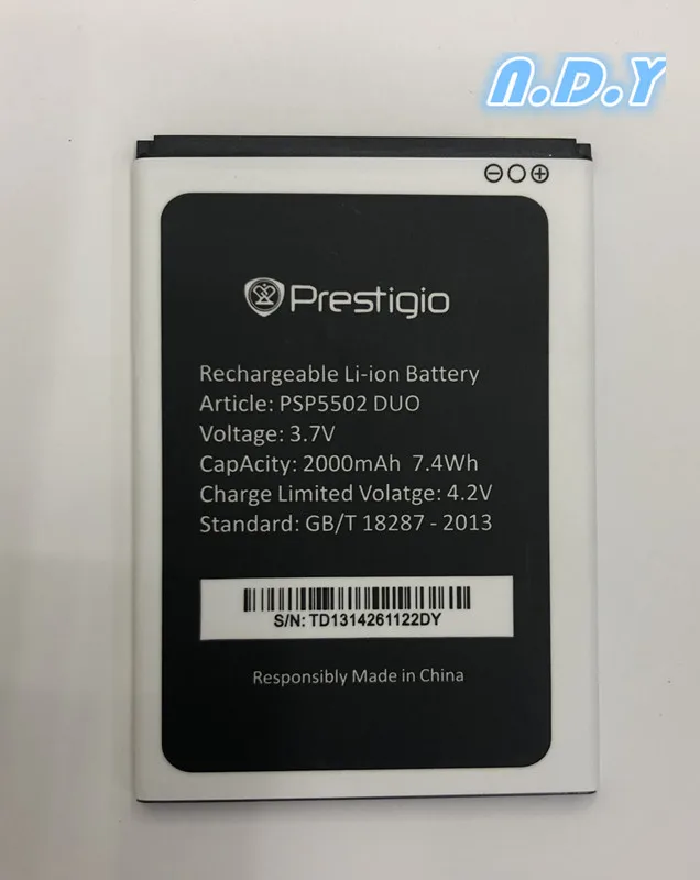 2000 мАч PSP5502 DUS запасная батарея Baterij Batterie для Prestigio Wize N3 PSP3507DUO PSP 3507 DUO PSP3508