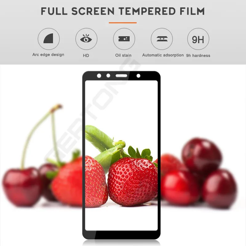 Закаленное стекло с полным покрытием для Samsung Galaxy A9 A7 2018 A750 A9S A6 A8 J4 J6 Plus Защитная