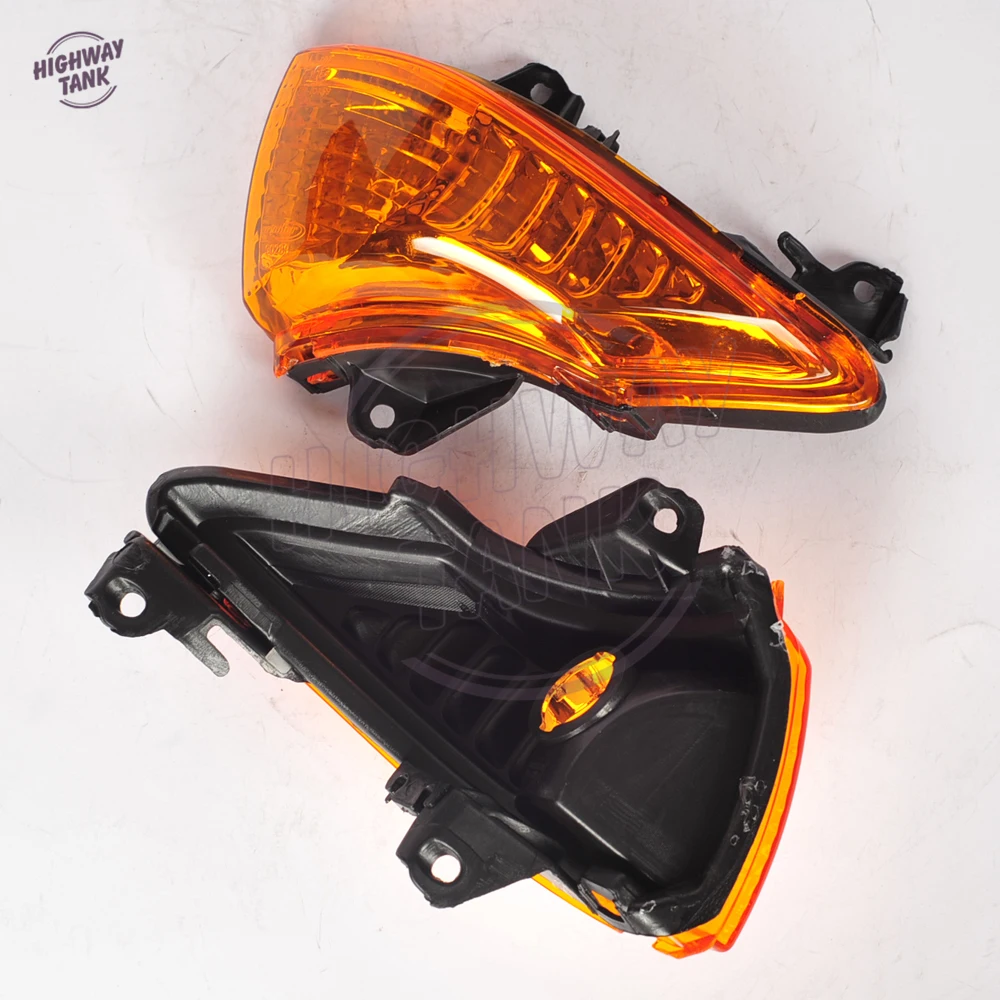 Orange Lens Motorcycle Turn Indicator Signal Winker Case for Kawasaki ER6N ER6F ER6R 2009-2011 |
