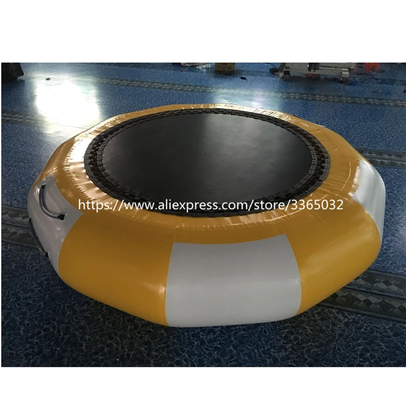 Скидка Надувной водный морской батут на заказ, плавающий батут для отдыха на воде, надувные игры, распродажа водного Батута