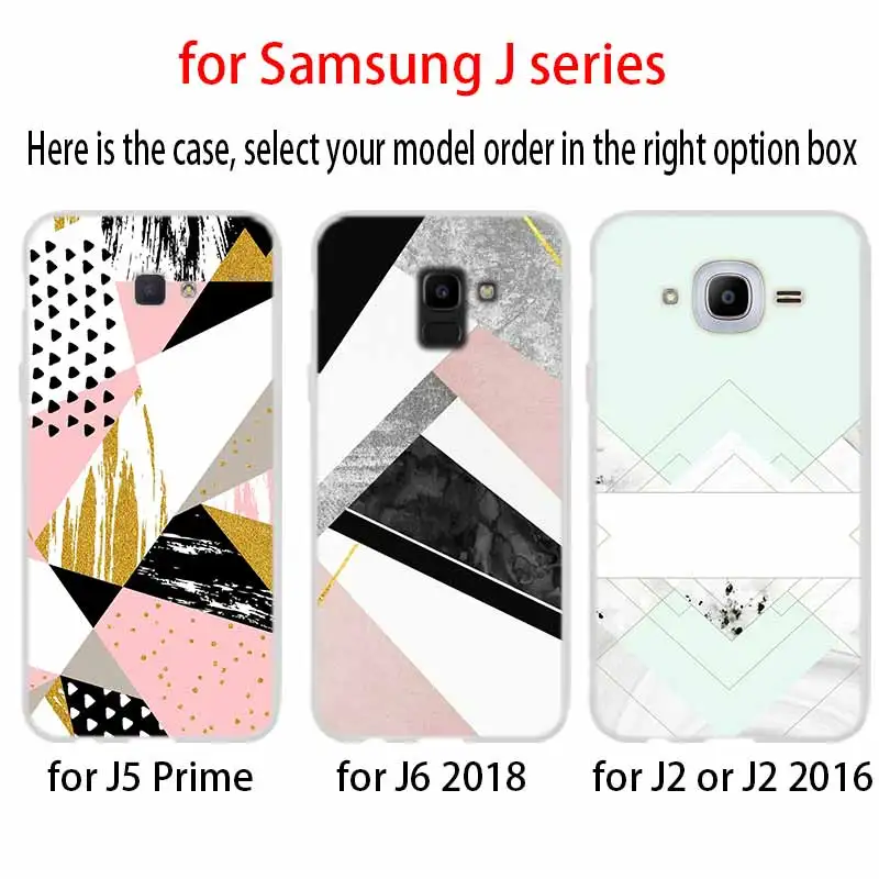 Marble BlackRose Gold For Phone Case Samsung Galaxy j6 J8 J7 J5 J3 J4 Plus 2018 2017 2016 J610 Prime Soft Silicone Coque | Мобильные